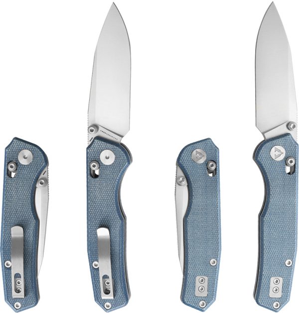 CMB Made Knives Explorer 3.38" Axis Lock Folding Knife Blue