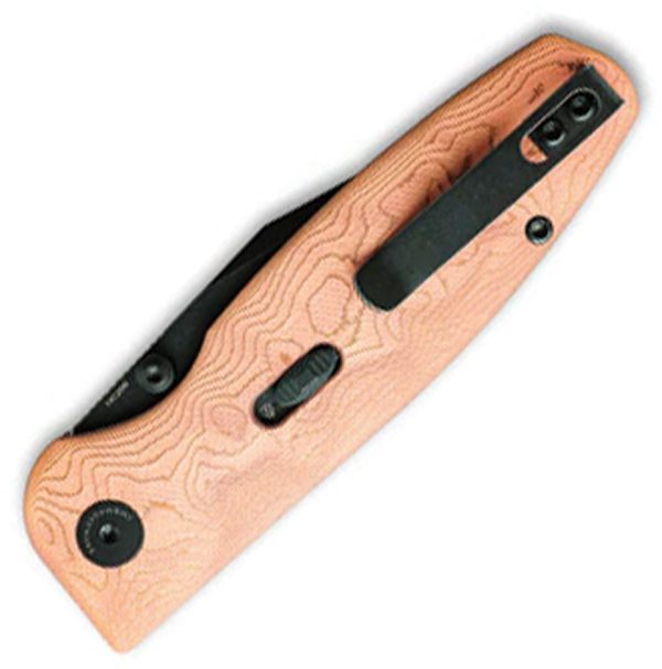 CMB Made Knives Lucky Linerlock Folding Knife 3.25" Blade Copper Foil