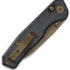CMB Made Knives Explorer V2 Axis Lock Folding Knife Black Micarta