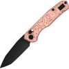 CMB22B CMB Made Knives Explorer V2 Axis Lock Folding Knife 3.38" Tanto Copper