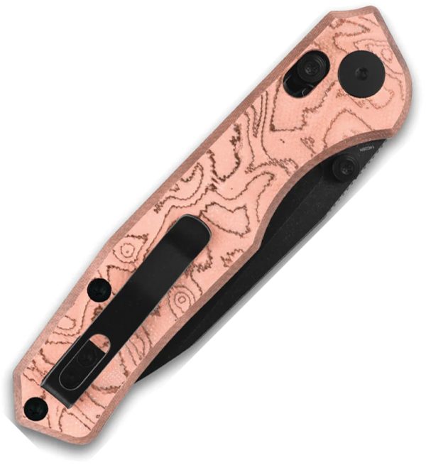 CMB22B_add_01 CMB Made Knives Explorer V2 Axis Lock Folding Knife 3.38" Tanto Copper