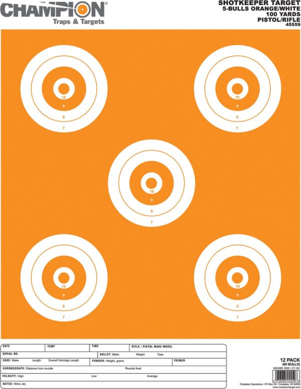 CMP45559 Shotkeeper Target Bullseye 12