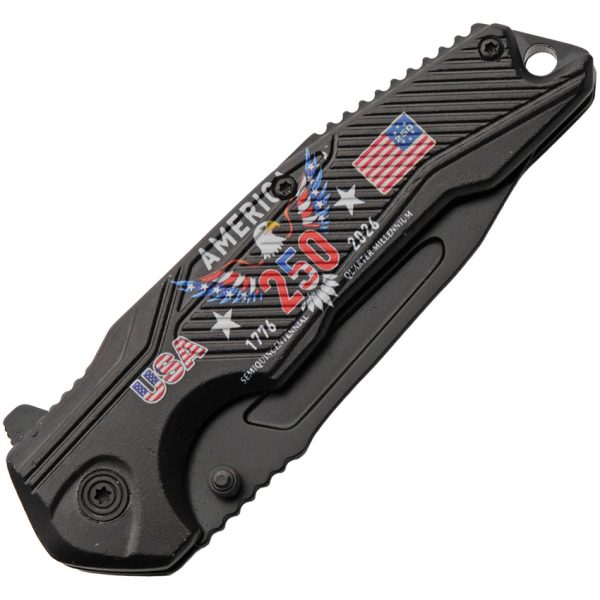 250th Anniv Linerlock A/O Blk