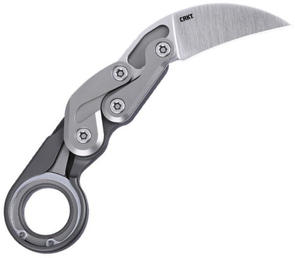 CRKT Provoke Kinematic 2.38" D2 Folding Knife Gray Aluminum