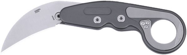 CRKT Provoke Kinematic 2.38" D2 Folding Knife Gray Aluminum