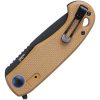 CRKT P.S.D. II Assisted Folding Knife 3" AUS-10A Blade Coyote Brown