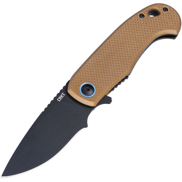 CRKT P.S.D. II Assisted Folding Knife 3" AUS-10A Blade Coyote Brown