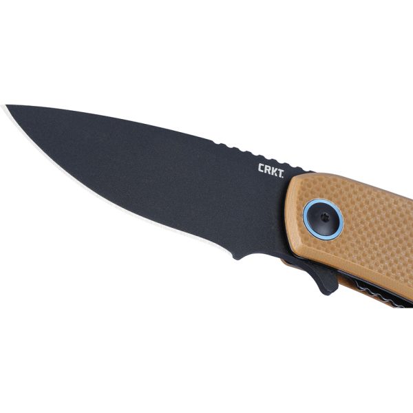 CRKT P.S.D. II Assisted Folding Knife 3" AUS-10A Blade Coyote Brown