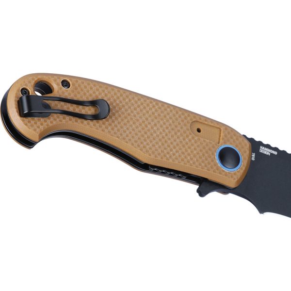 CRKT P.S.D. II Assisted Folding Knife 3" AUS-10A Blade Coyote Brown