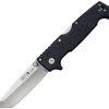 Cold Steel SR1 Lite Lockback Folding Knife 4" Tanto Black