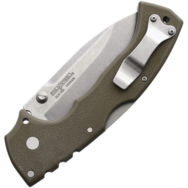 Cold Steel 4-Max Scout Lockback Folding Knife Dark Earth 4" AUS-10A