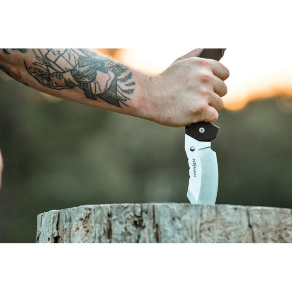 Cold Steel Mayhem Atlas Lock Folding Cleaver 6" AUS-10A Black G10
