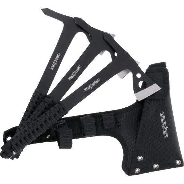 Cold Steel Throwing Axe Set 10.5" Overall (3-Pack w/ Sheath)