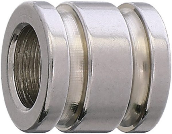 Silver Titanium Tube Bead