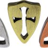 3PC Metal Cross Bead Set