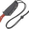 Condor Red Pygmy Fixed Blade Knife 2.63" 14C28N w/ Sheath