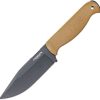CTK183149HC Condor Fighter 5" 1075HC Fixed Blade Desert Tan w/ Sheath