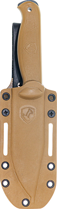 CTK183149HC_add_01 Condor Fighter 5" 1075HC Fixed Blade Desert Tan w/ Sheath