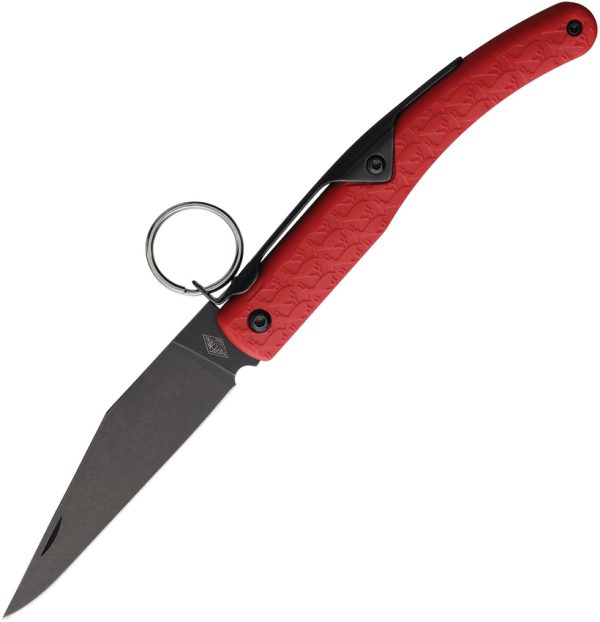 Daggerr Knives Peremen Saigak Ring Lock Red Folding Knife