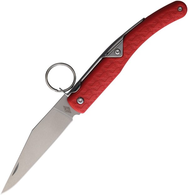 Daggerr Peremen Saigak Ring Lock Red 8CR14MOV Stonewash FRN