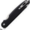 Daggerr Knives Parrot Button Lock Folding Knife 4.75" VG-10 Black