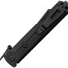 Daggerr Knives Higonokami Framelock Black Folding Knife 3.5"