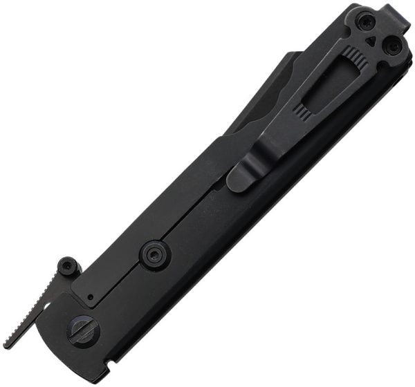 Daggerr Knives Higonokami Framelock Black Folding Knife 3.5"