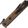 Daggerr Knives Higonokami Framelock Folding Knife - Brown, 3.5" Blade (DGRHGBRBW)