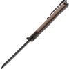 Daggerr Knives Higonokami Framelock Folding Knife - Brown, 3.5" Blade (DGRHGBRBW)