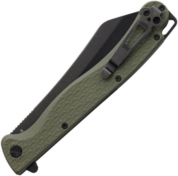 Daggerr Tesak Linerlock Folding Knife 4.88" Black Stonewash