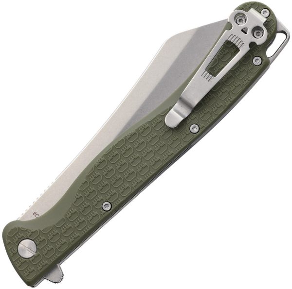 Daggerr Knives Tesak Linerlock Folding Knife OD Green 4.88"