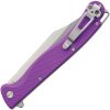 Daggerr Knives Toothpick Folding Knife 4.88" 8Cr14MoV Linerlock Purple