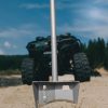 DMOS Collective Nomad Shovel Silver 33" Aluminum w/ Pouch