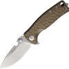 DPx Gear HEST F Framelock M390 Folding Knife Bronze 2.75"