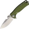 DPx Gear HEST F Framelock M390 Folding Knife Forest Green