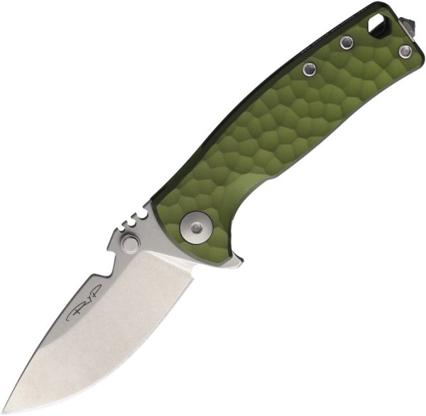 DPx Gear HEST F Framelock M390 Folding Knife Forest Green
