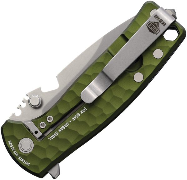 DPx Gear HEST F Framelock M390 Folding Knife Forest Green