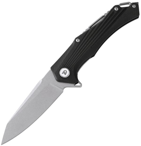 Dreamtech Linerlock Folding Knife 3.75" D2 Black G10