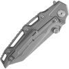 Dreamtech 4" Bohler M390 Framelock Folding Knife Gray Titanium Carbon Fiber