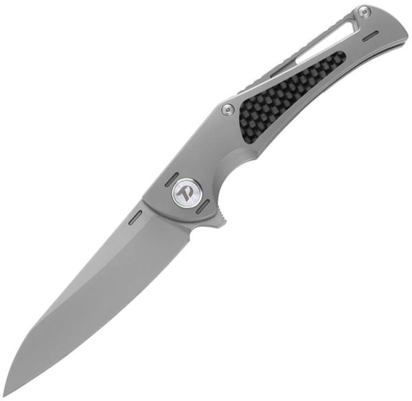 Dreamtech Framelock Folding Knife Ti/Twill CF M390 3.63"