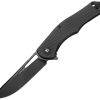 DTK3398TB Dreamtech Framelock Ti Black Folding Knife 3.13" D2