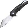 Dreamtech Linerlock Folding Knife 3" D2 Black G10 Carbon Fiber