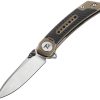 Dreamtech Linerlock Folding Knife 3.13" 14C28N Blade Desert G10