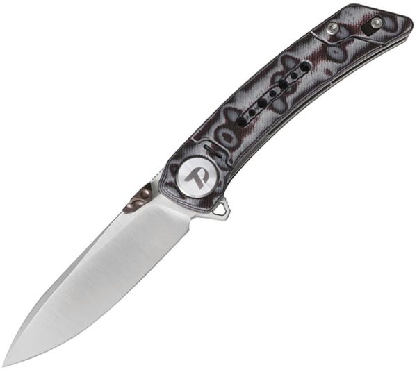 Dreamtech Linerlock Folding Knife 3.13" Blade Micarta Gray