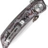 Dreamtech Linerlock Folding Knife 3.13" Blade Micarta Gray