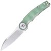 Dreamtech Linerlock Folding Knife 3.25" D2 Jade G10