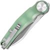Dreamtech Linerlock Folding Knife 3.25" D2 Jade G10