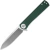 Dreamtech Linerlock G10 Green Folding Knife 3.25" D2