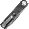 Dreamtech Linerlock Folding Knife 3.25" D2 Black Micarta
