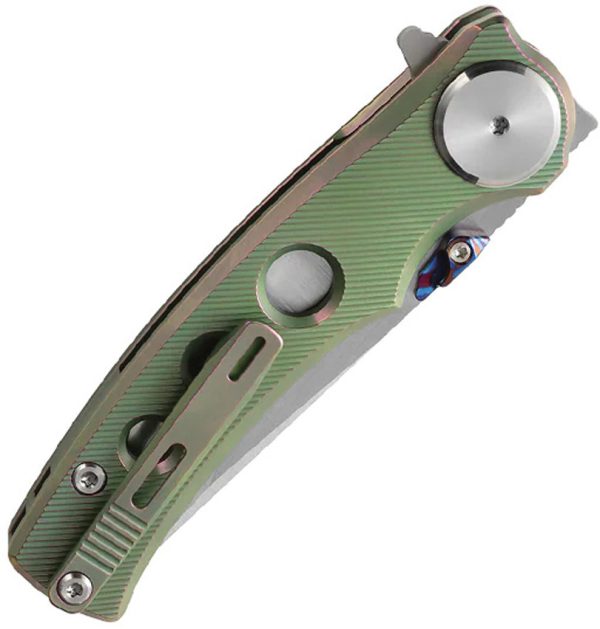 Button Lock Ti Green